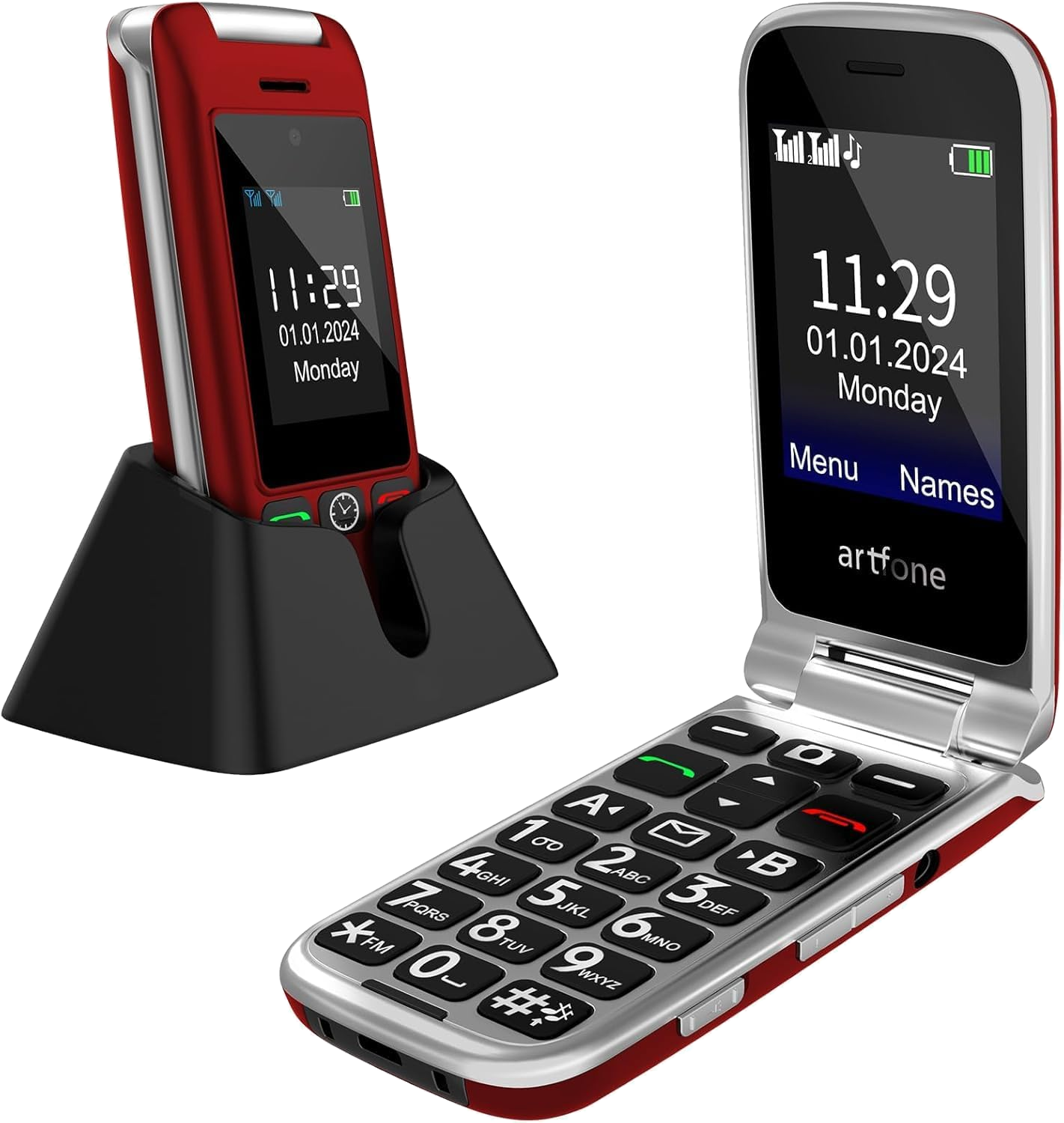 artfone G6 Unlocked Flip Phone